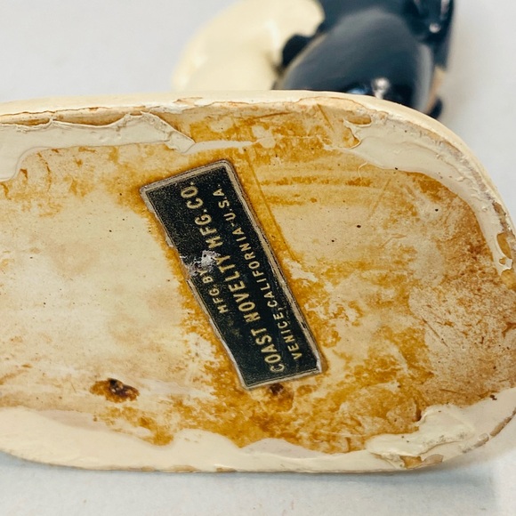 ANTIQUE BRIDE GROOM CAKE TOPPER COAST NOVELTY MFG CO AWESOME PIECE - Picture 6 of 9